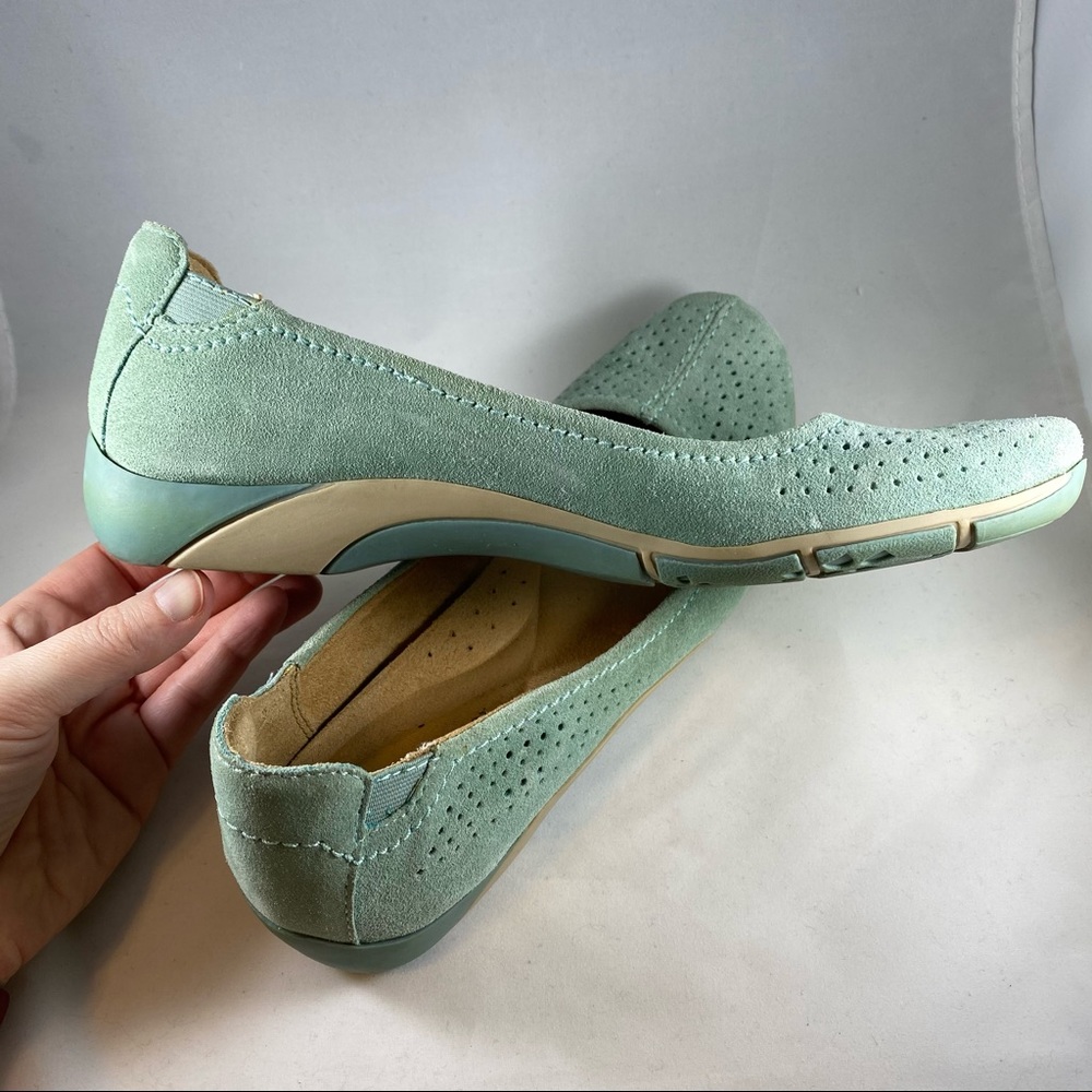Naturalizer turquoise mint leather suede narrow - Picture 2 of 9